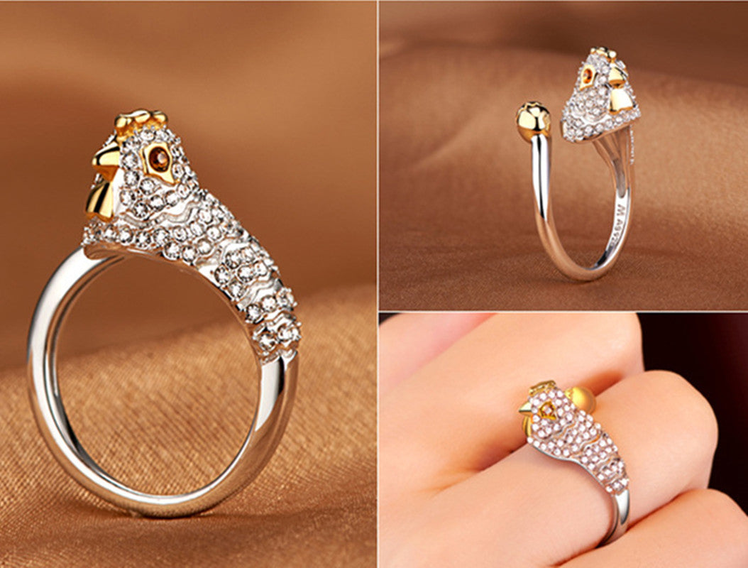 Animal Zodiac - Rhinestone Ring
