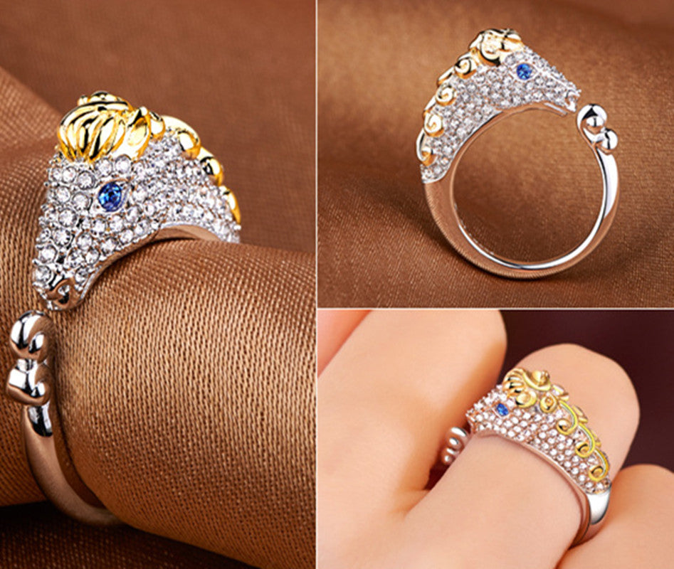 Animal Zodiac - Rhinestone Ring
