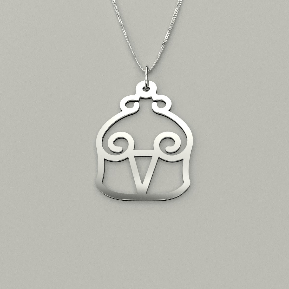 Rooster - Hollow Carved Necklace