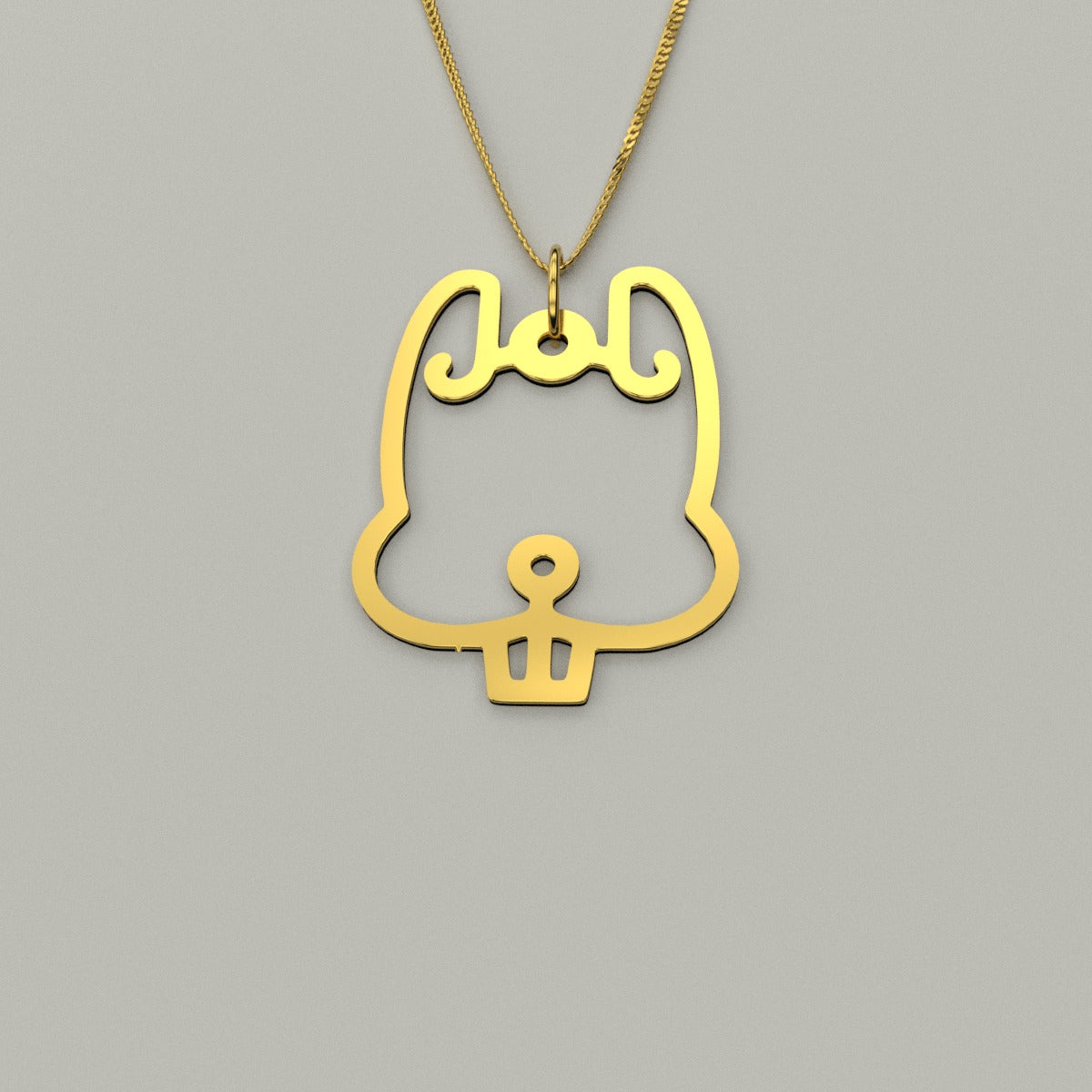 Rabbit - Hollow Carved Necklace