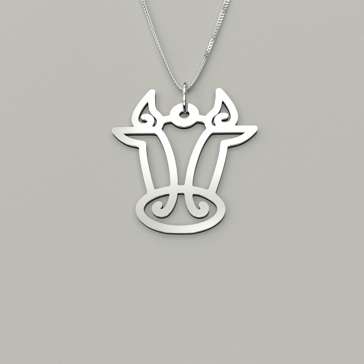 Ox - Hollow Carved Necklace