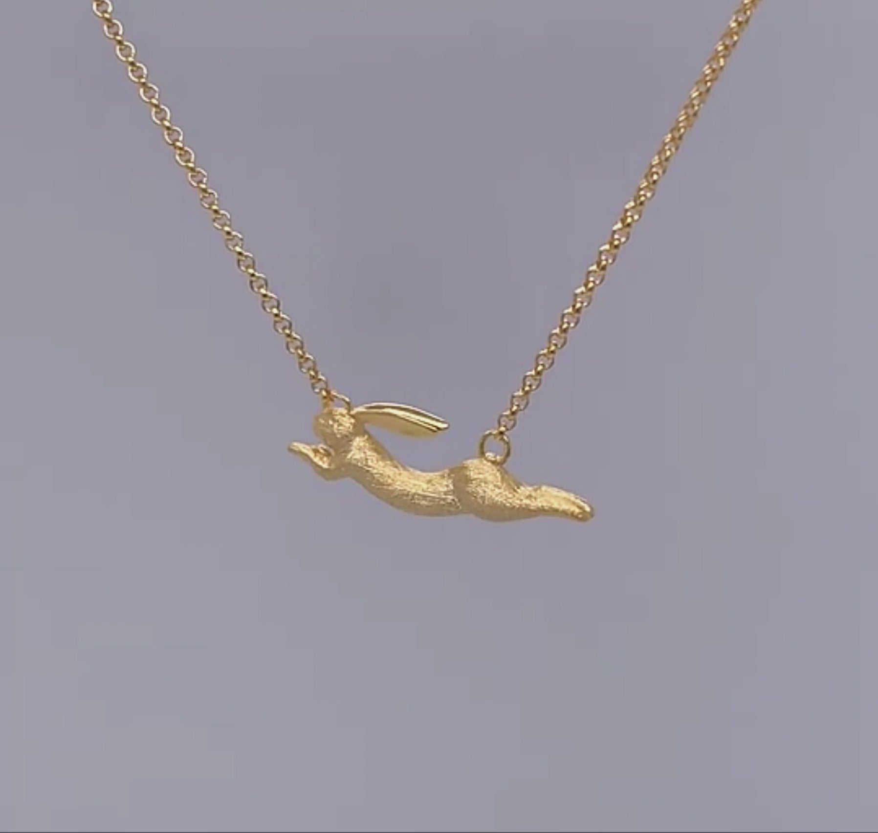 Rabbit - Sterling Silver Necklace
