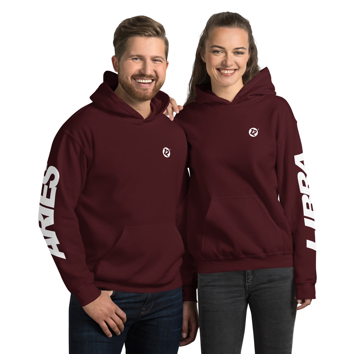 Aries & Libra - Unisex Couple Hoodie