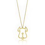 Dog - Hollow Carved Necklace