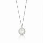 Seal Script Hollow Circ Necklace - Dragon