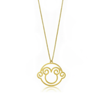 Monkey - Hollow Carved Necklace