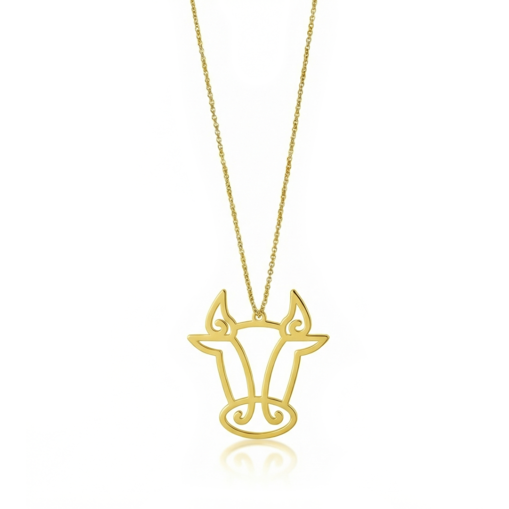 Ox - Hollow Carved Necklace