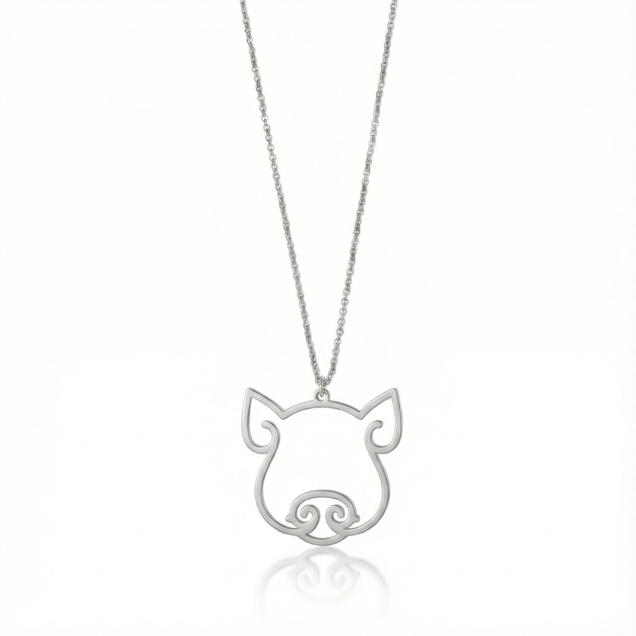 Pig - Hollow Carved Necklace