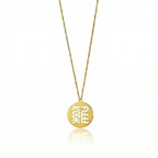 Seal Script Hollow Circ Necklace - Rooster