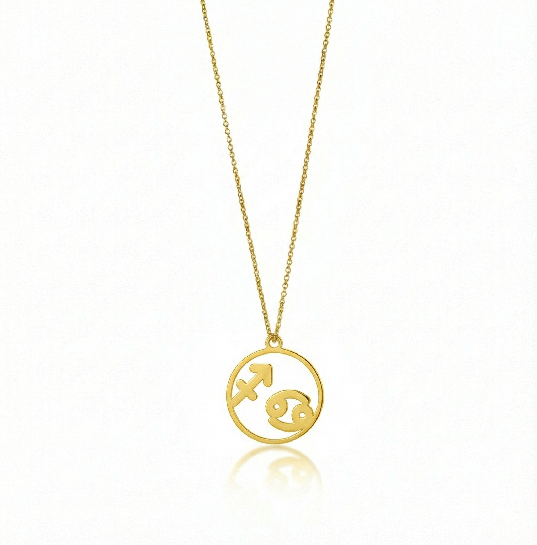 Cancer & Sagittarius - Couple Necklace