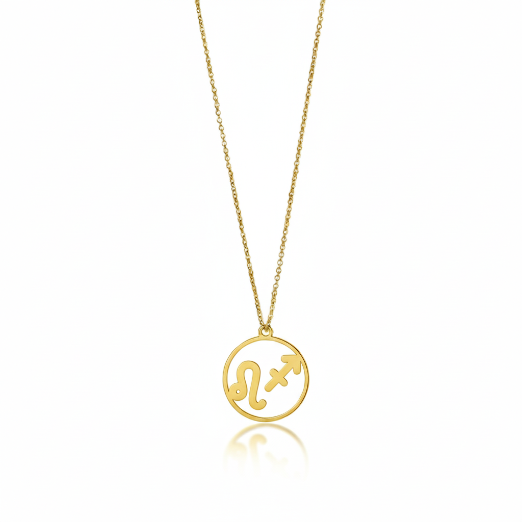 Leo & Sagittarius- Couple Necklace