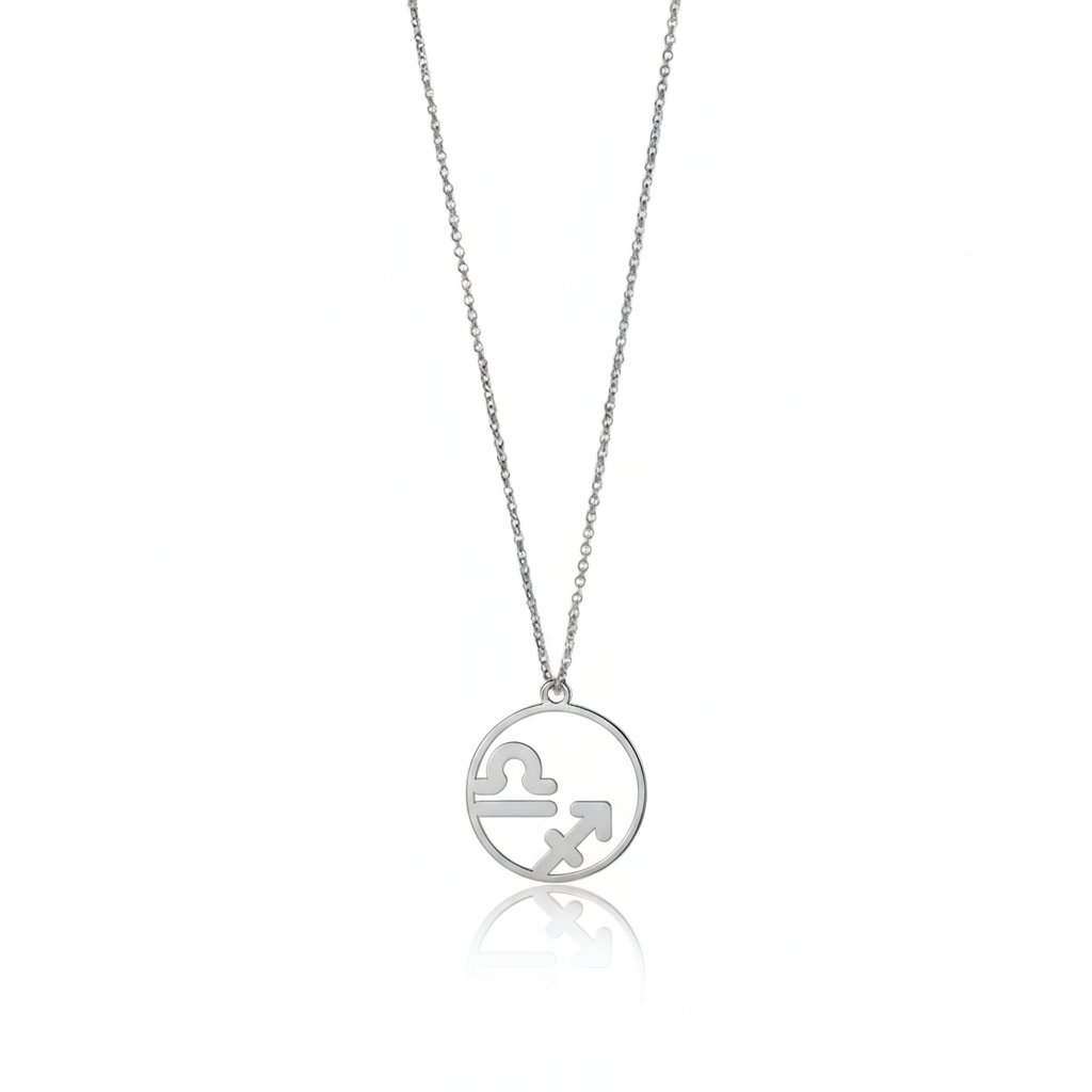 Libra & Sagittarius - Couple Necklace