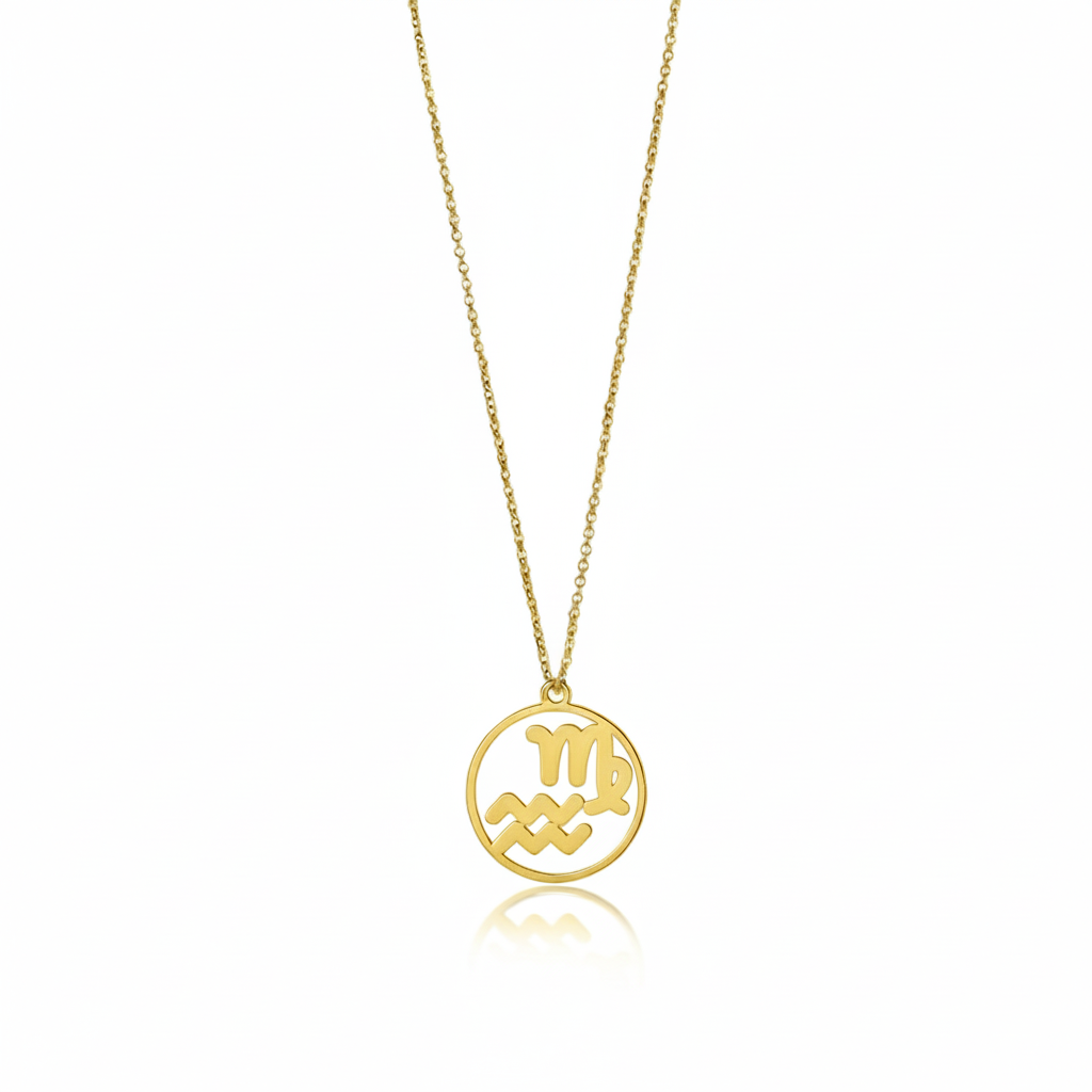 Virgo & Aquarius - Couple Necklace