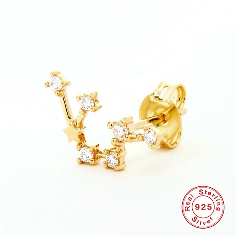 Zodiac - Single Stud Earring to Pair