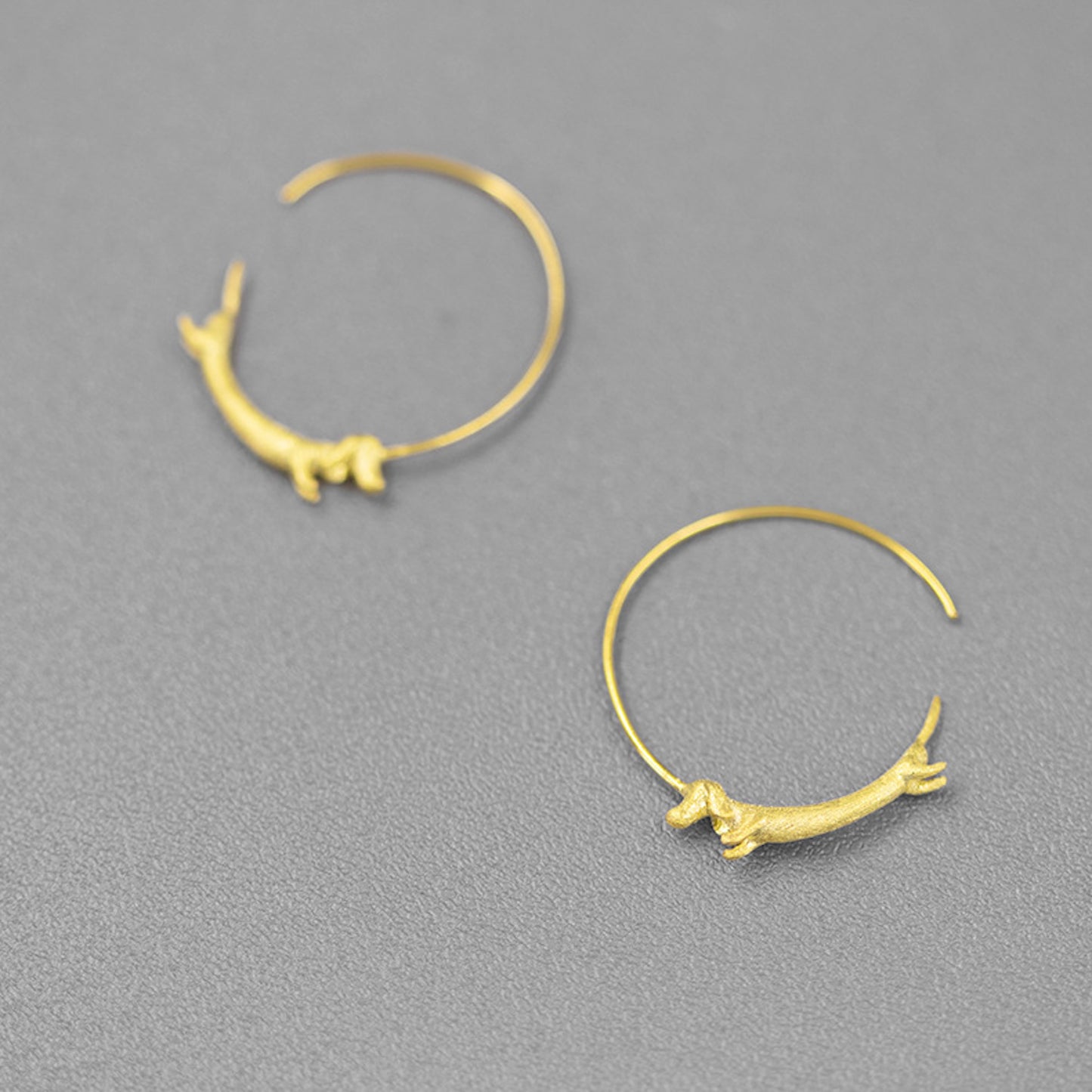 Dog - Hoop Earrings