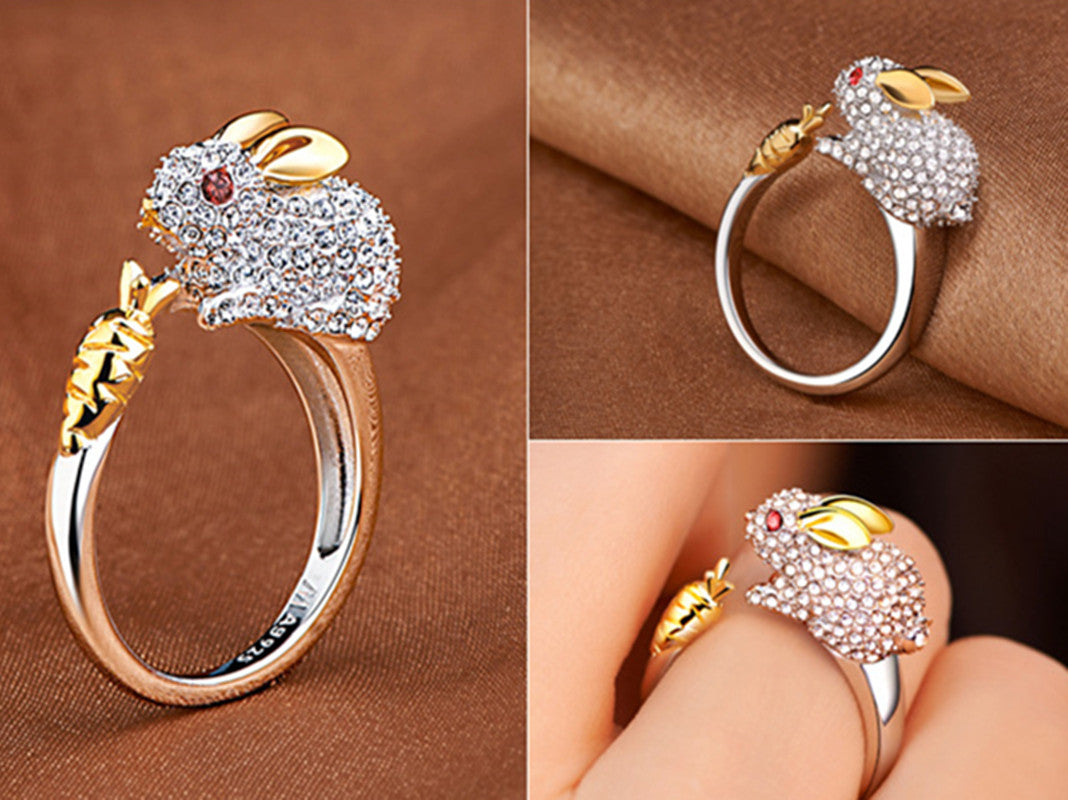 Dizhi - Rhinestone Ring