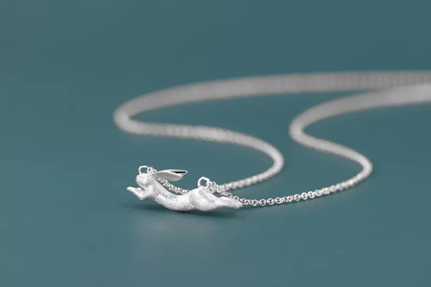 Rabbit - Sterling Silver Necklace