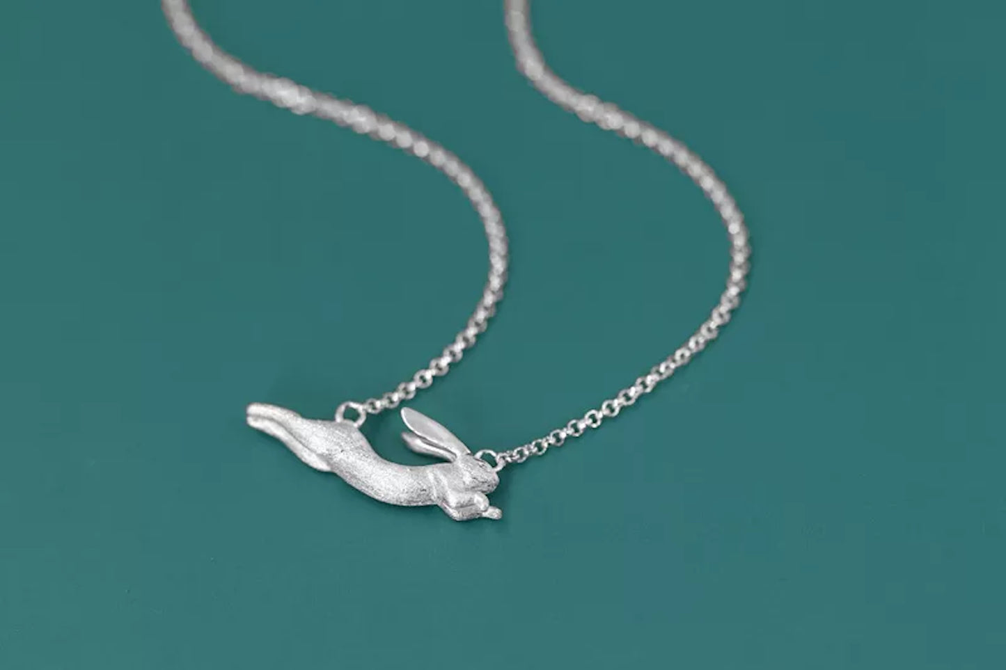 Rabbit - Sterling Silver Necklace