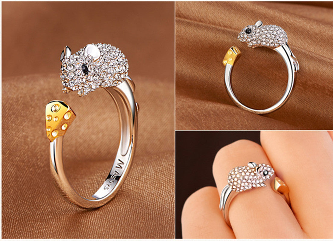 Dizhi - Rhinestone Ring