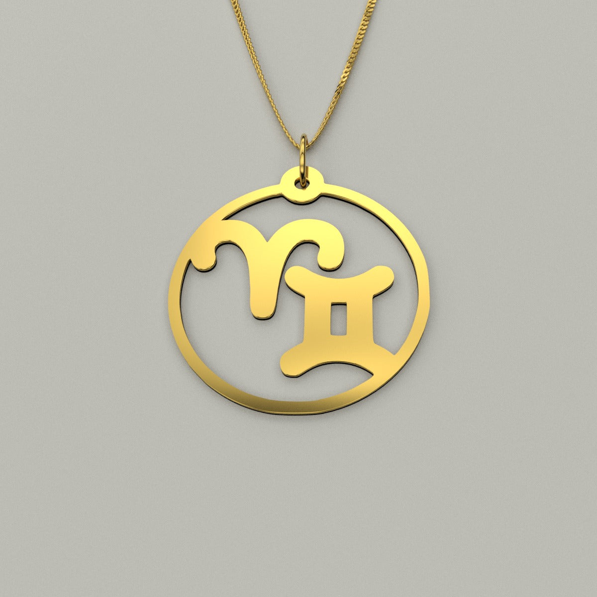 Aries & Gemini - Couple Necklace