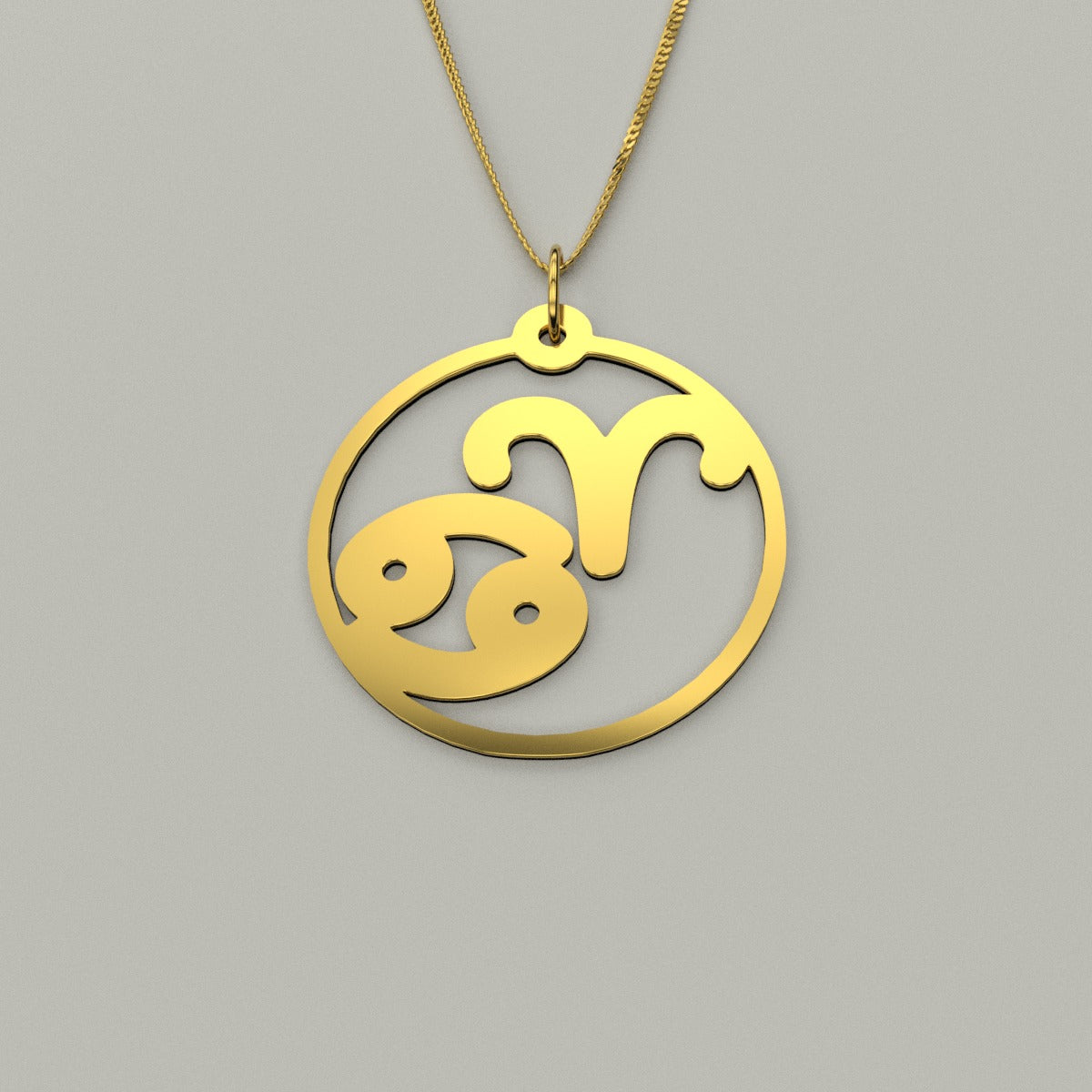 Aries & Cancer - Couple Necklace