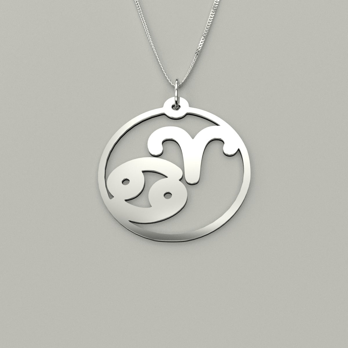 Aries & Cancer - Couple Necklace
