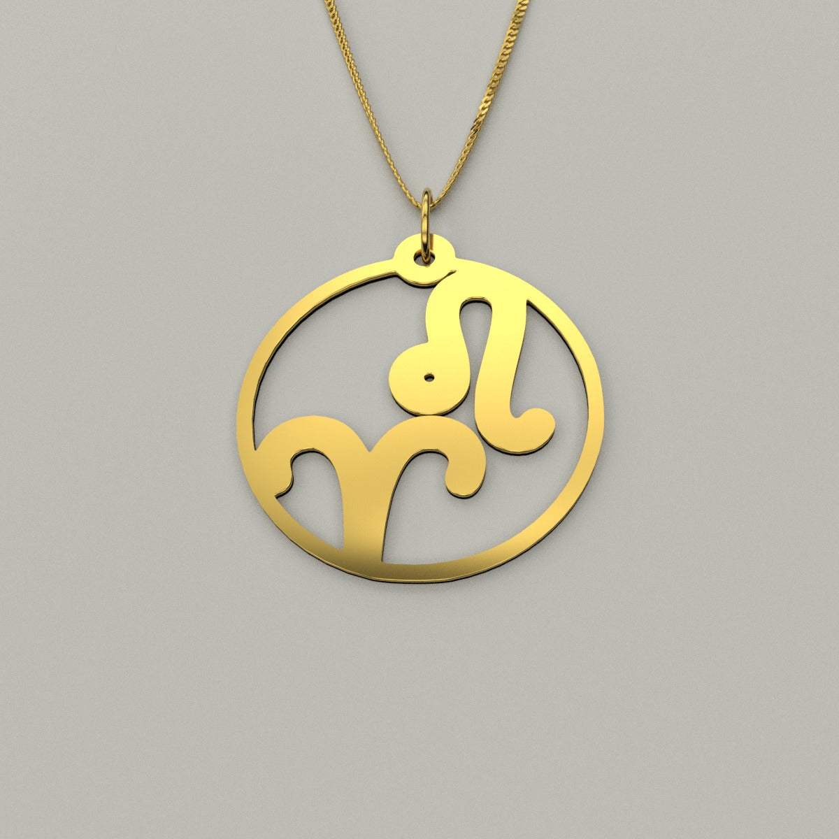 Aries & Leo - Couple Necklace