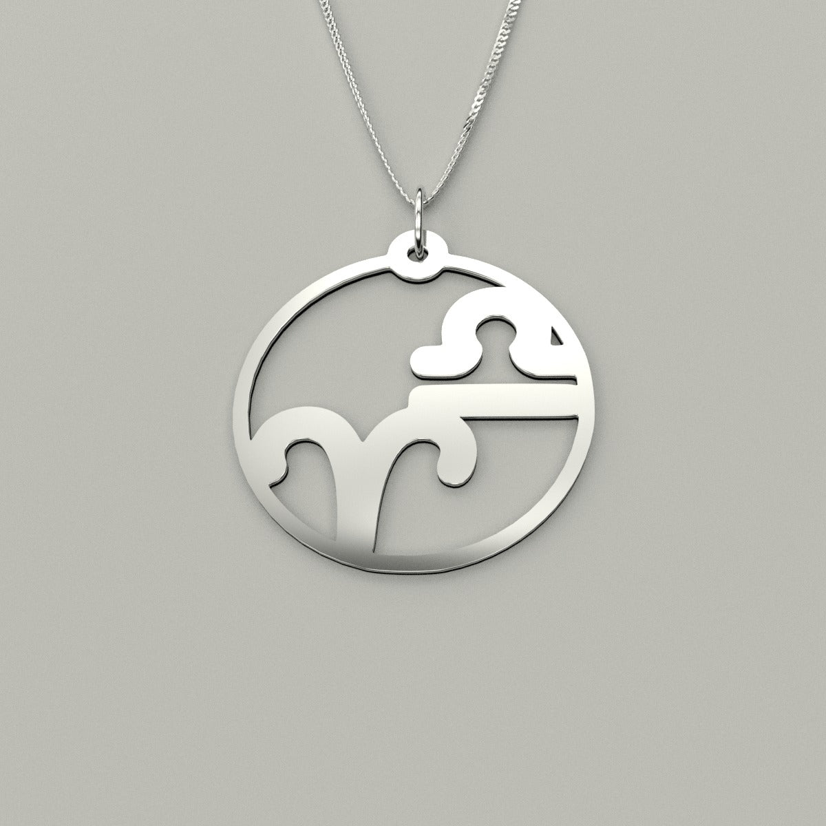 Aries & Libra - Couple Necklace