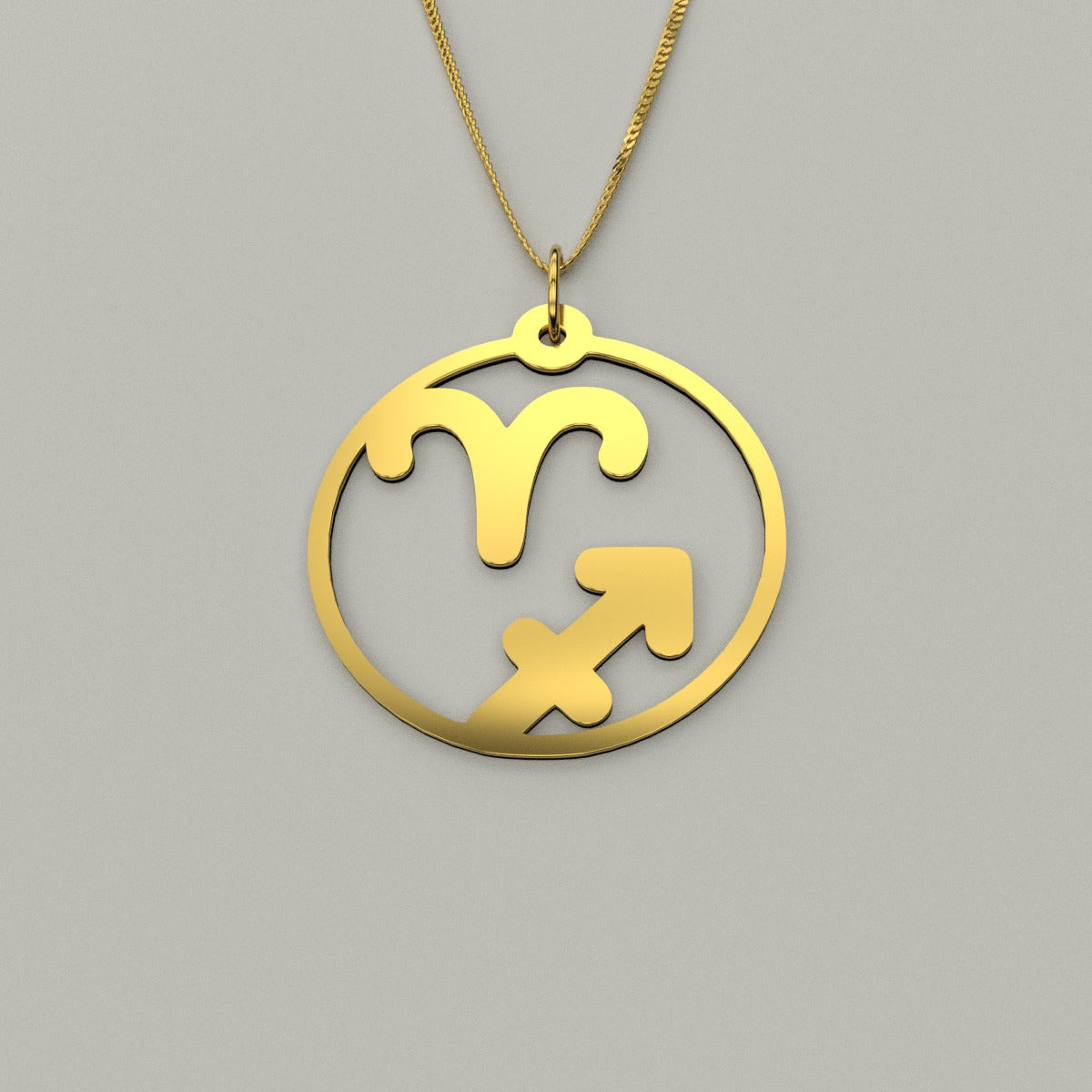 Aries & Sagittarius - Couple Necklace