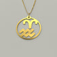 Aries & Aquarius - Couple Necklace