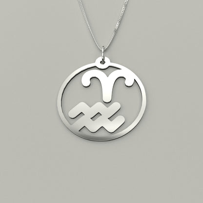 Aries & Aquarius - Couple Necklace