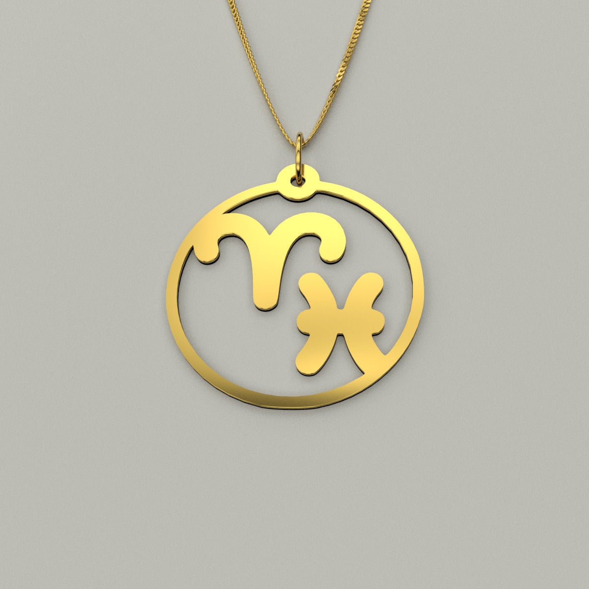 Aries & Pisces - Couple Necklace