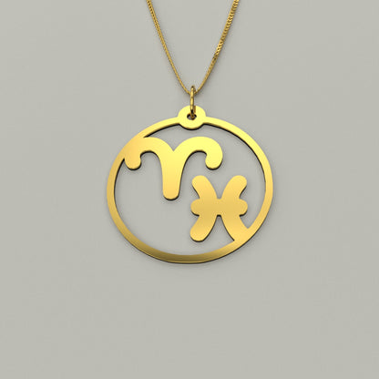 Aries & Pisces - Couple Necklace