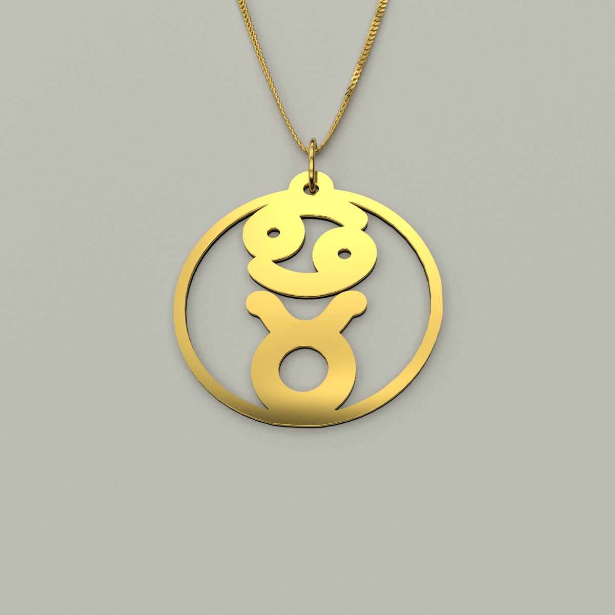 Taurus & Cancer - Couple Necklace