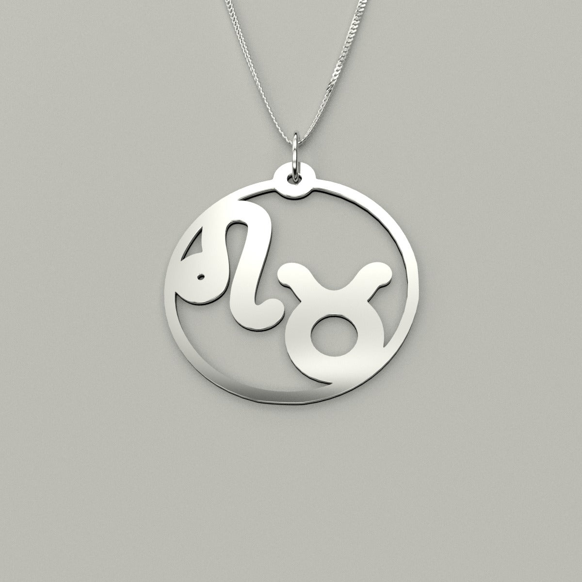 Taurus & Leo - Couple Necklace