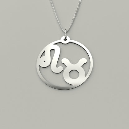 Taurus & Leo - Couple Necklace