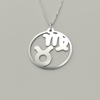 Taurus & Virgo - Couple Necklace