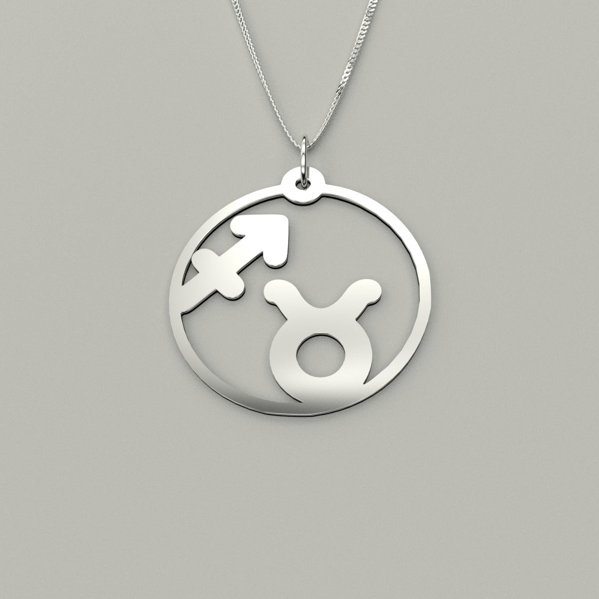 Taurus & Sagittarius - Couple Necklace