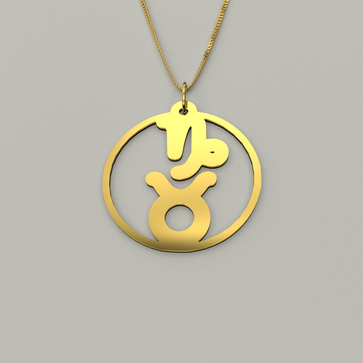 Taurus & Capricorn - Couple Necklace