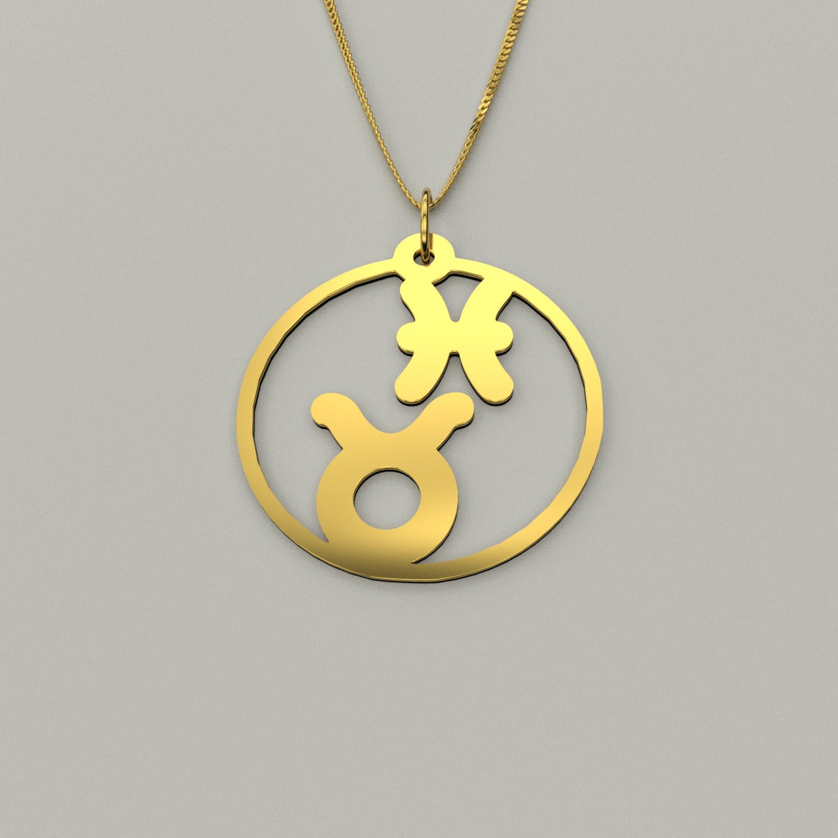 Taurus & Pisces - Couple Necklace