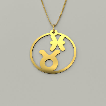 Taurus & Pisces - Couple Necklace
