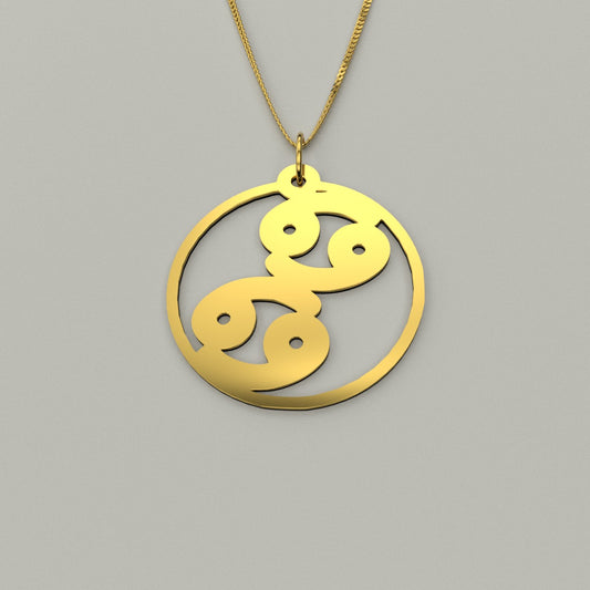 Cancer & Cancer - Couple Necklace