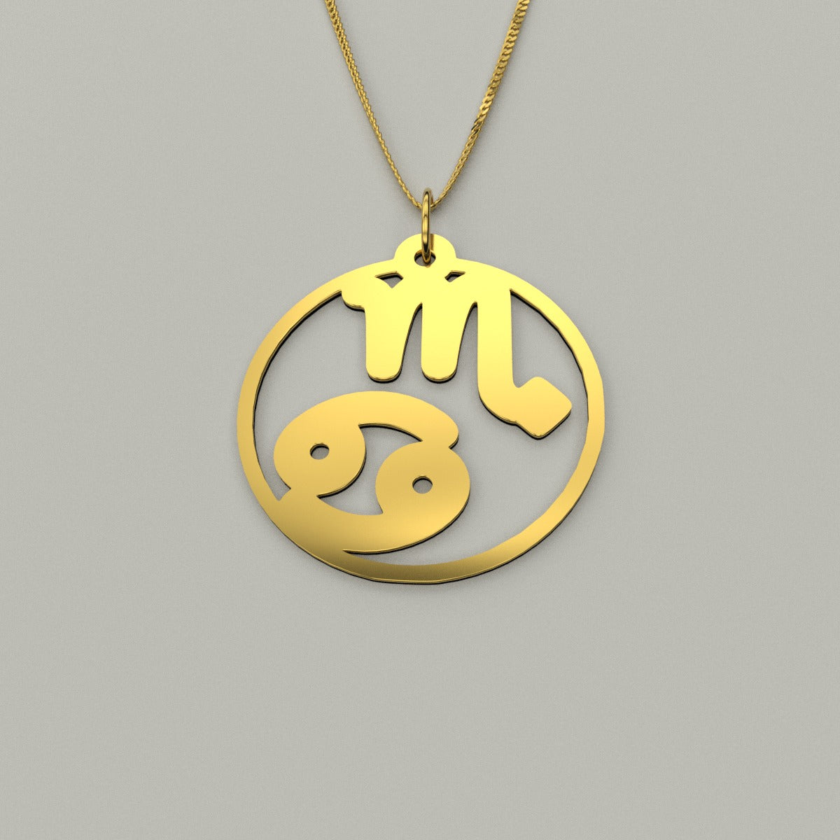 Cancer & Scorpio - Couple Necklace