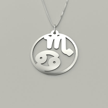 Cancer & Scorpio - Couple Necklace