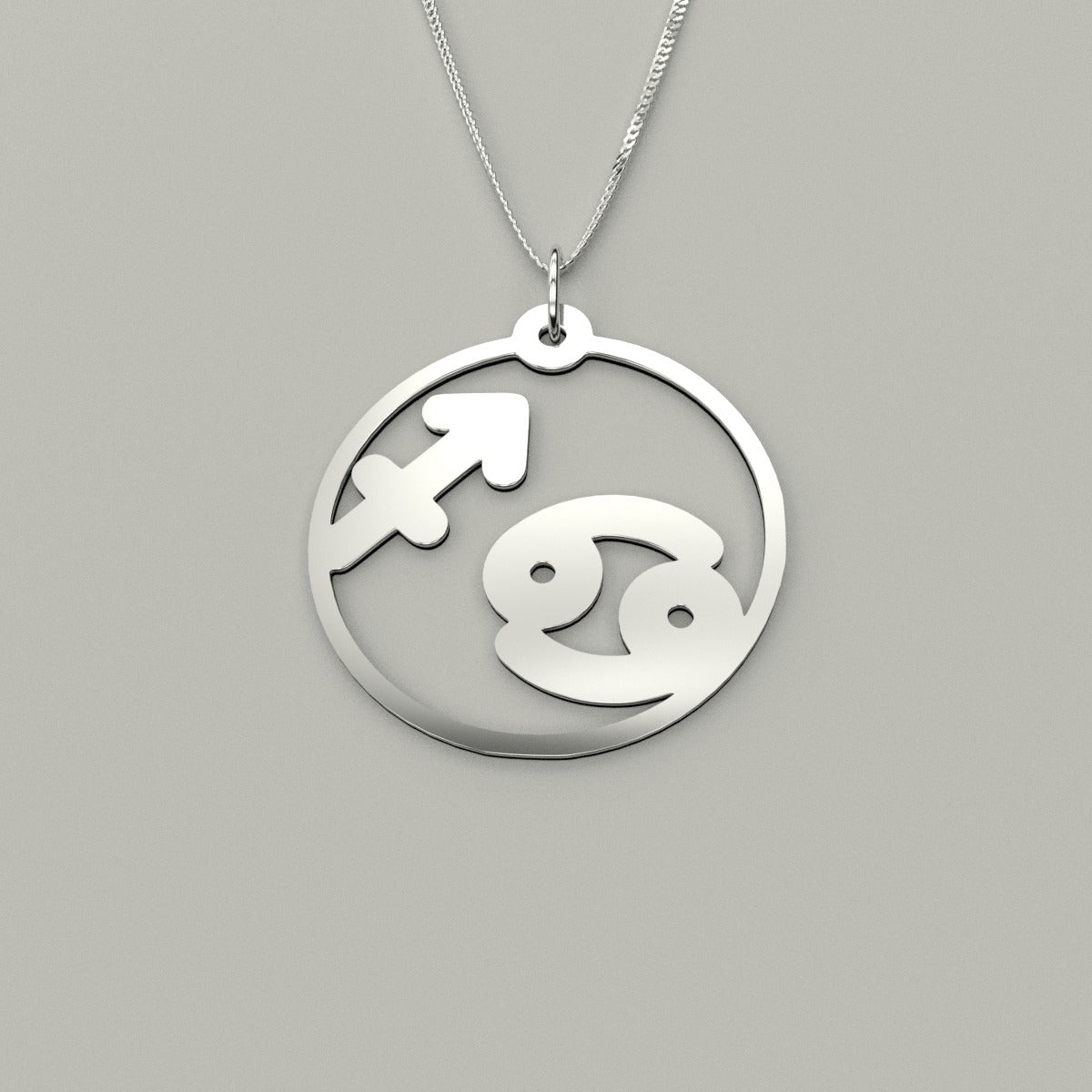 Cancer & Sagittarius - Couple Necklace