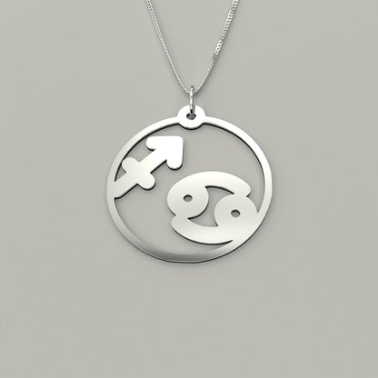 Cancer & Sagittarius - Couple Necklace