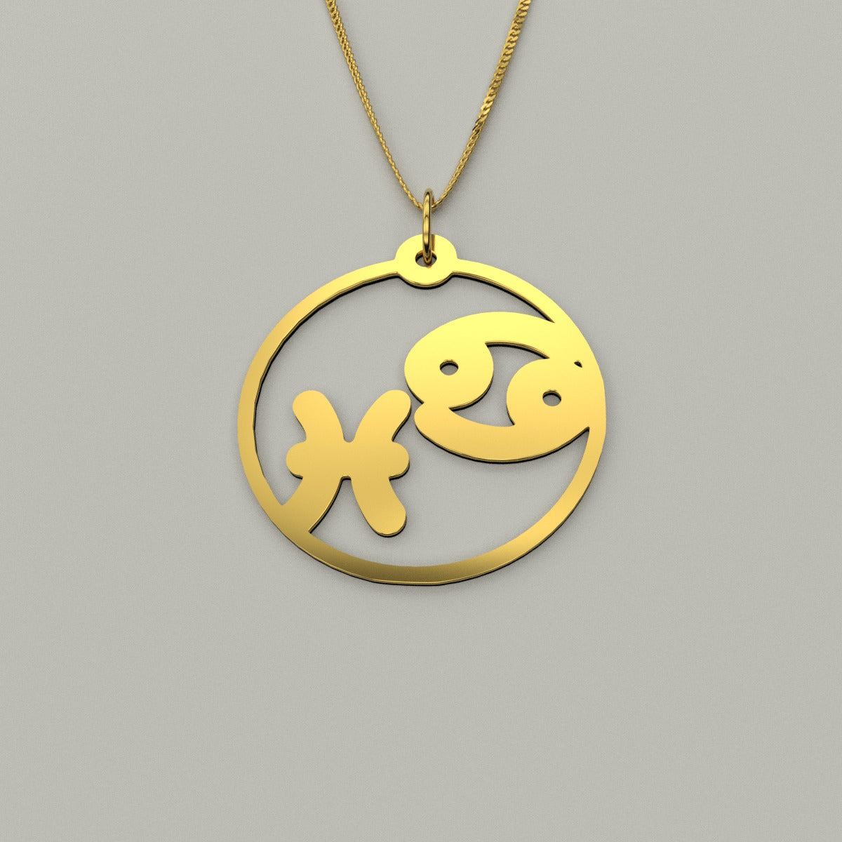 Cancer & Pisces - Couple Necklace