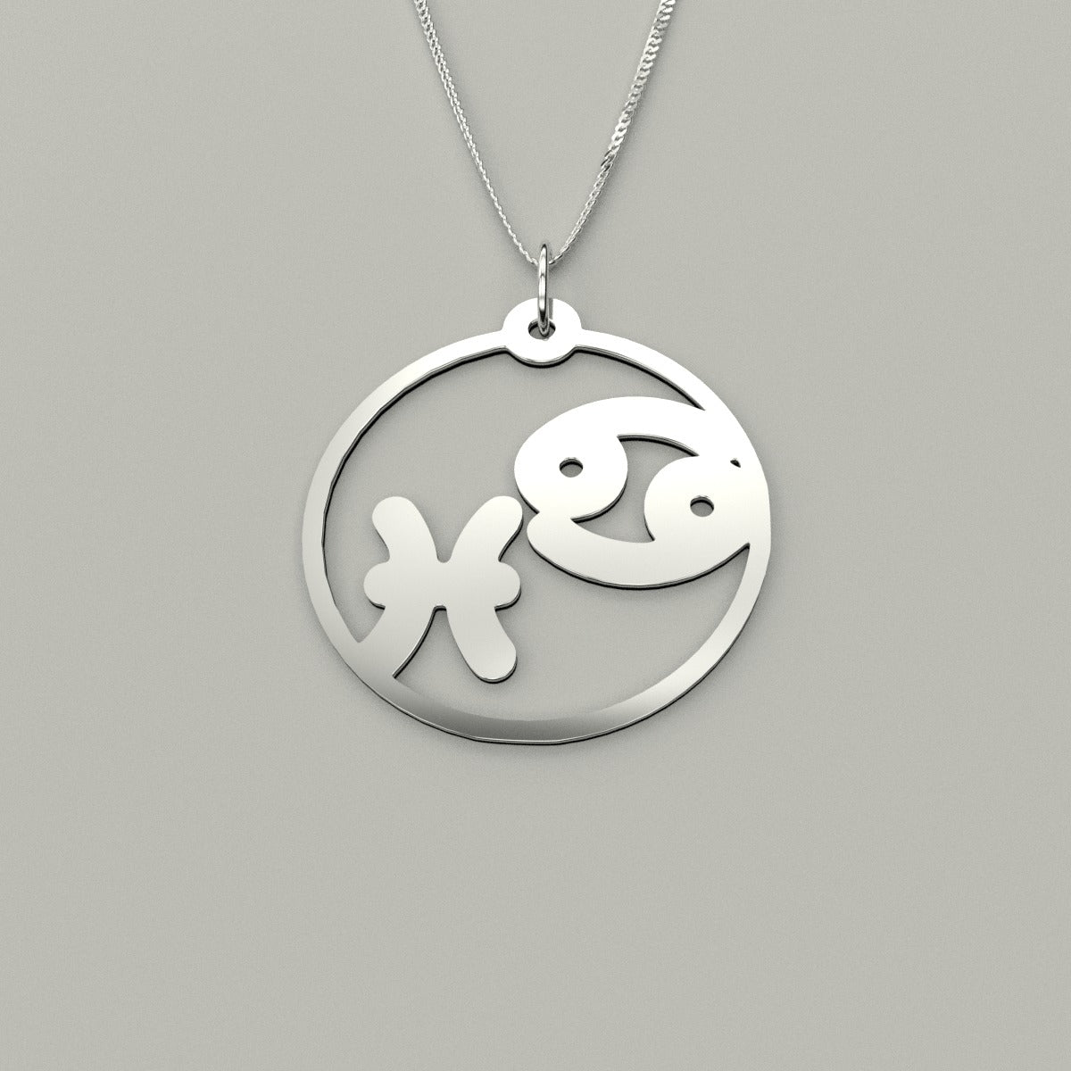 Cancer & Pisces - Couple Necklace