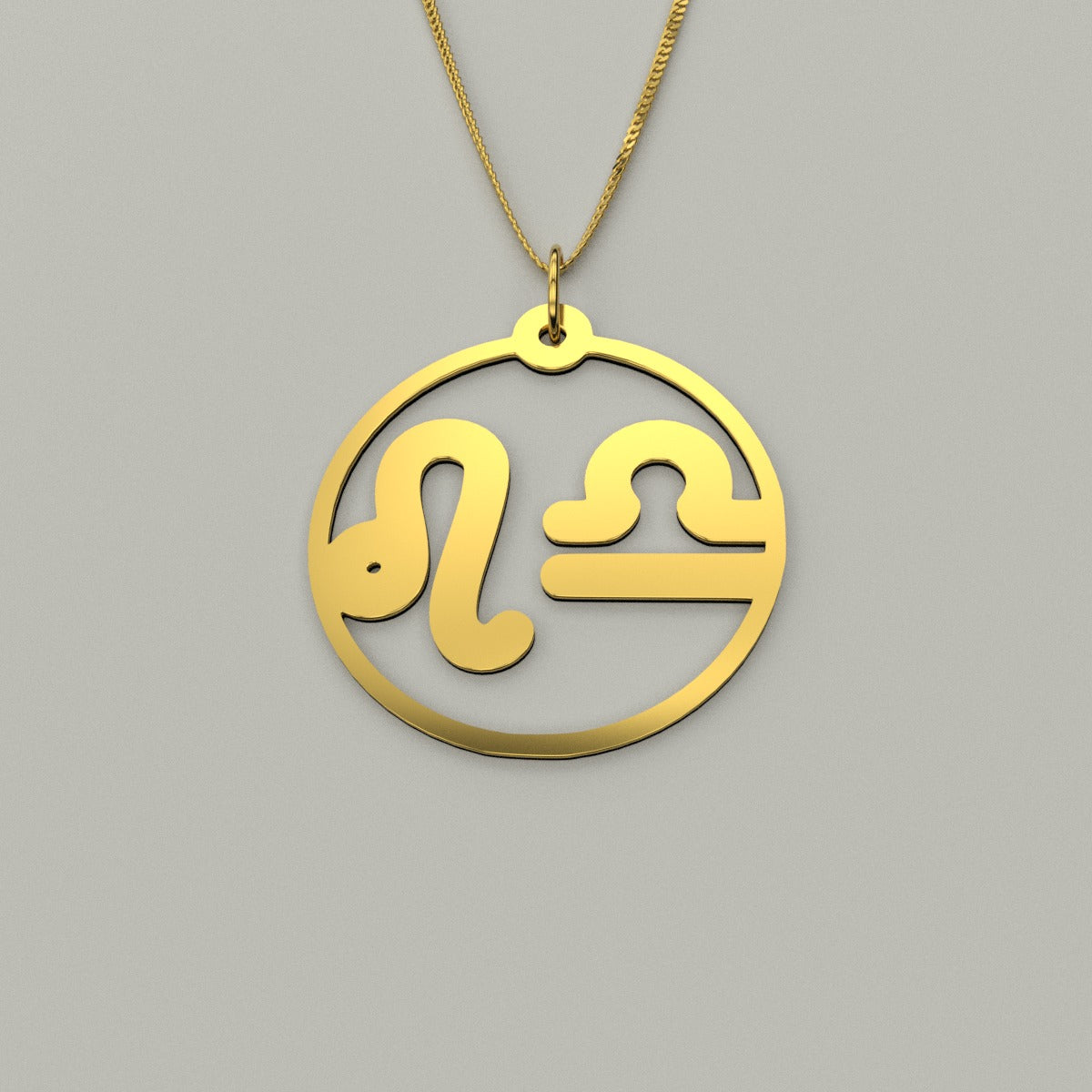 Leo & Libra - Couple Necklace
