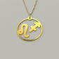 Leo & Sagittarius- Couple Necklace